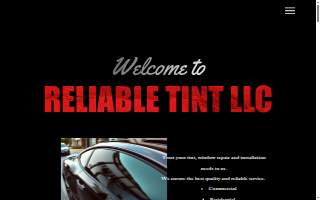 Reliable Tint LLC website
