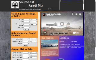 Southeast Readi-Mix Products Inc. website