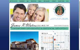 Cavern City Orthodontics website