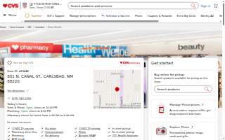 CVS Pharmacy website
