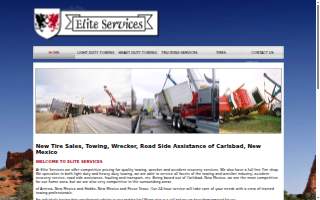 Elite Wrecker Service website