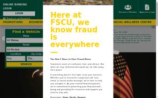 Financial Security Credit Union website