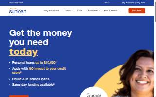 Sun Loan Company website