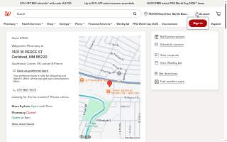 Walgreens website