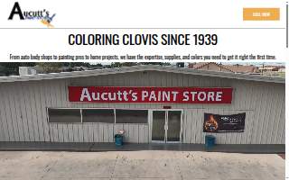 Aucutt's Paint Store website