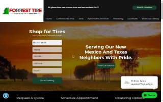 Forrest Tire website