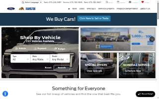 Hamilton Ford website