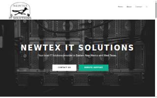 NewTex IT Solutions website