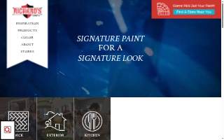 Richards Custom Painting website