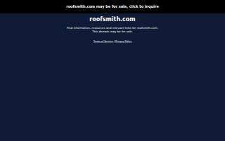 Roof Smith website
