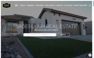 Sagebrush Real Estate website