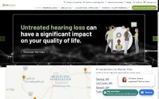 Hear on Earth Hearing Care Center website