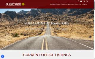 Sun Country Realtors website