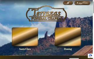 Terrazas Funeral Chapels website