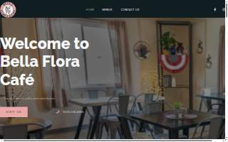 Bella Flora Cafe website