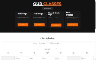 Beni Fits Pilates website
