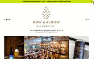 Bow & Arrow Brewing website