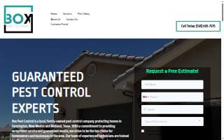 Box Pest Control website
