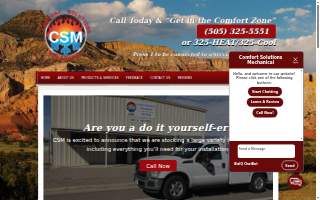 Comfort Solutions Mechanical website