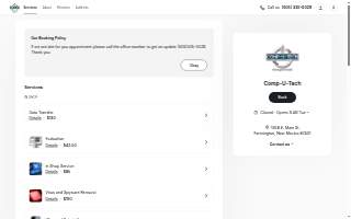 Comp-U-Tech website