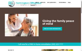 Farmington Caregivers website