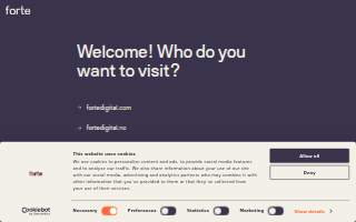 Forte Digital website