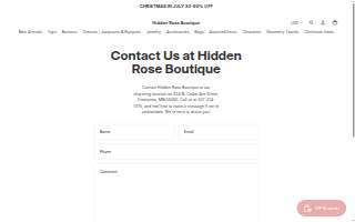 Hidden Talent Art & Craft Studio website