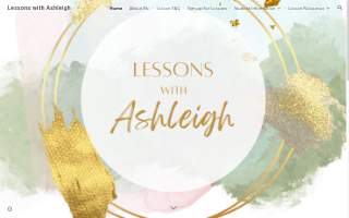 Lessons with Ashleigh website