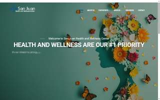 San Juan Health and Wellness Center website