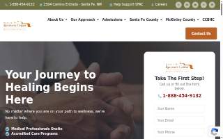 Behavioral Health Services - Santa Fe Recovery Center GALLUP website