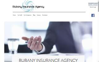 Bubany Insurance website