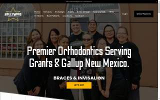 Hollywood Orthodontics - Gallup New Mexico website