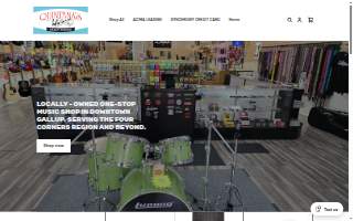 Quintana's Music Center website