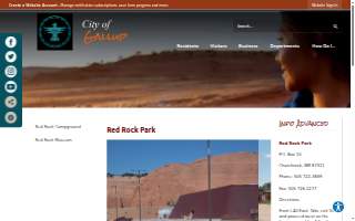 Red Rock Park website