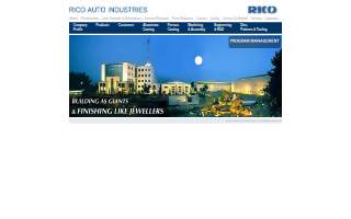 Rico Auto Complex website