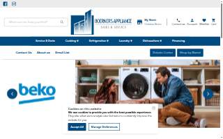 Boerner's Appliance website
