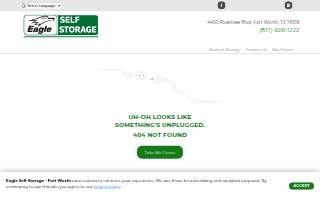 Eagle Self Storage website