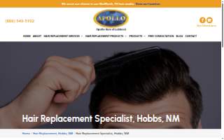 Hair Replacement Service website