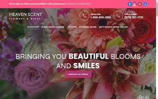 Heaven Scent Flowers & Gifts website