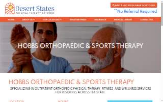 Hobbs Orthopaedic and Sports Therapy, P.C. website