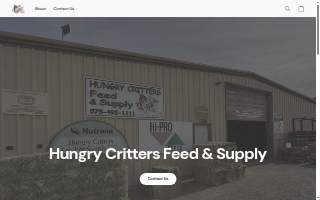 Hungry Critters Feed & Supply website