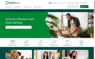 WaFd Bank of Hobbs website