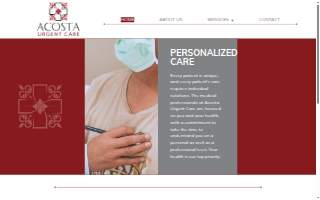 Acosta Urgent Care website