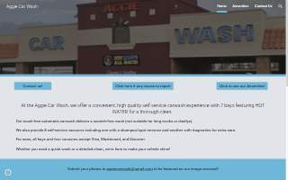 Aggie Car Wash website