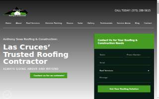 Anthony Sosa Roofing and Construction website