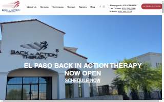 Back in Action Therapy of Las Cruces website