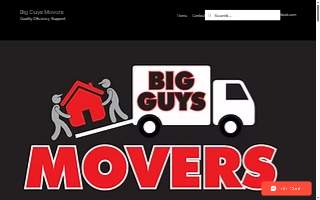 Big Guys Movers website