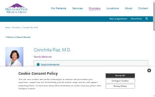 Conchita Paz, MD website