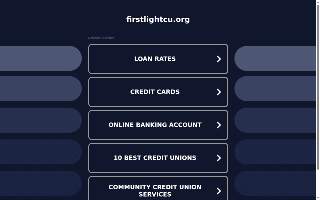 FirstLight Federal Credit Union website