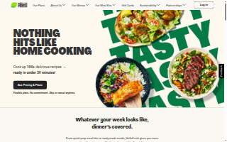 Fresh Made Food website